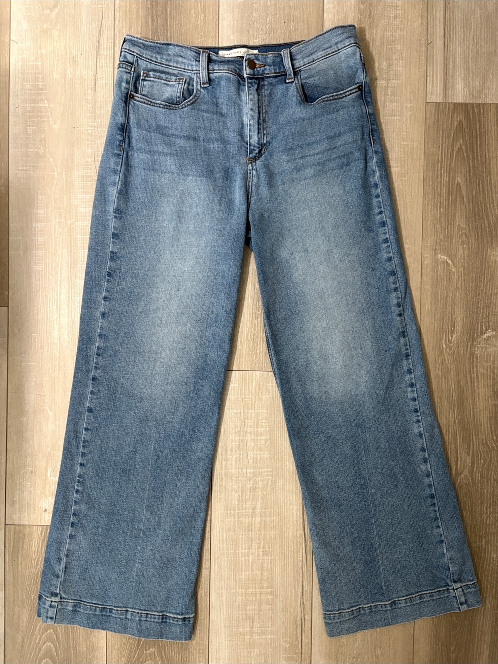 Altar'd State Light Blue Wide-Leg Jeans